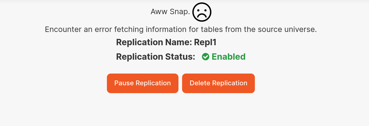 Primary unreachable Primary unreachable